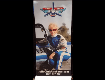 Julie Clark Air Shows Banner Stands